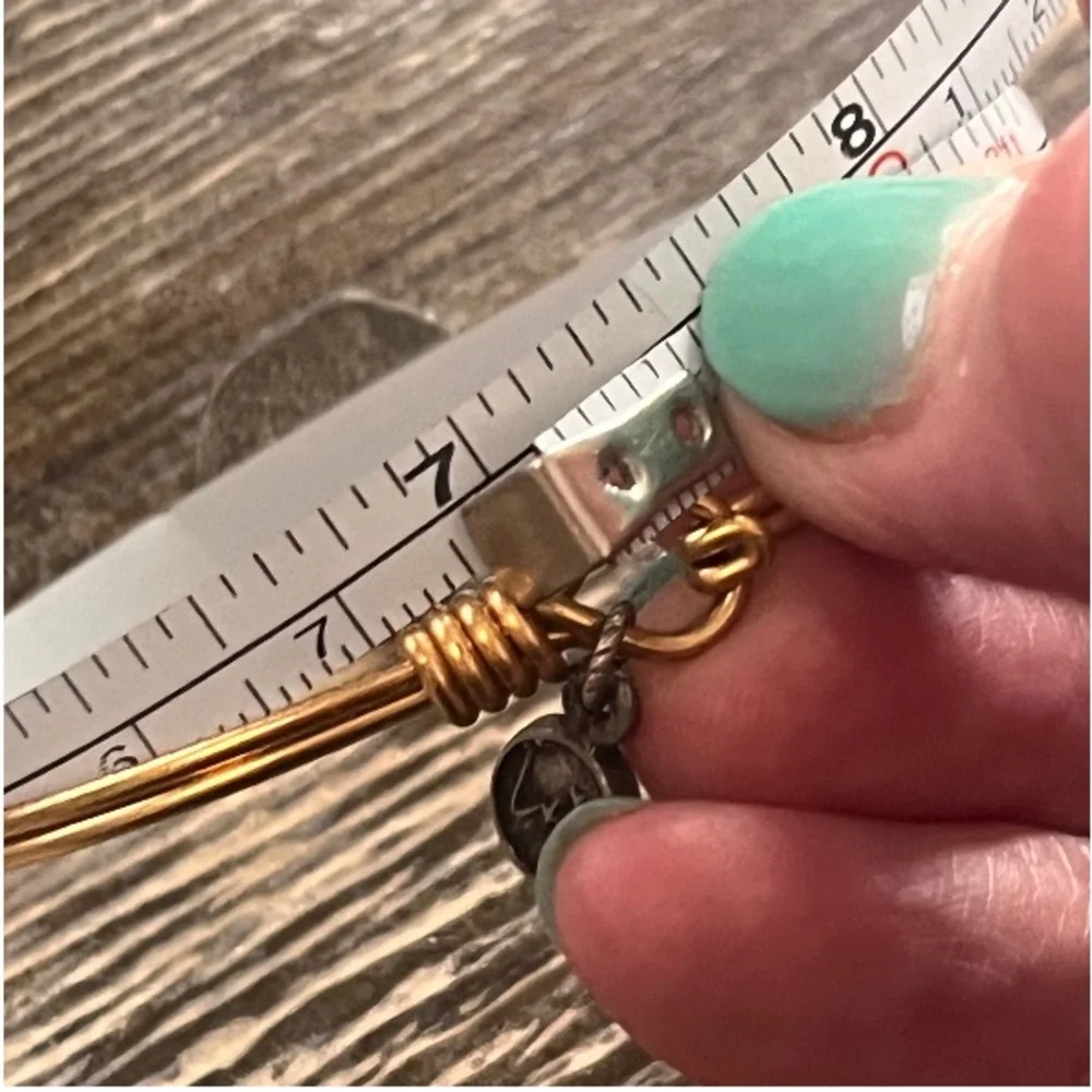 NWT - Luca + Danni - hand made stackable bracelet - Palm Tree